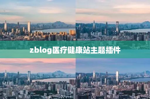 zblog医疗健康站主题插件